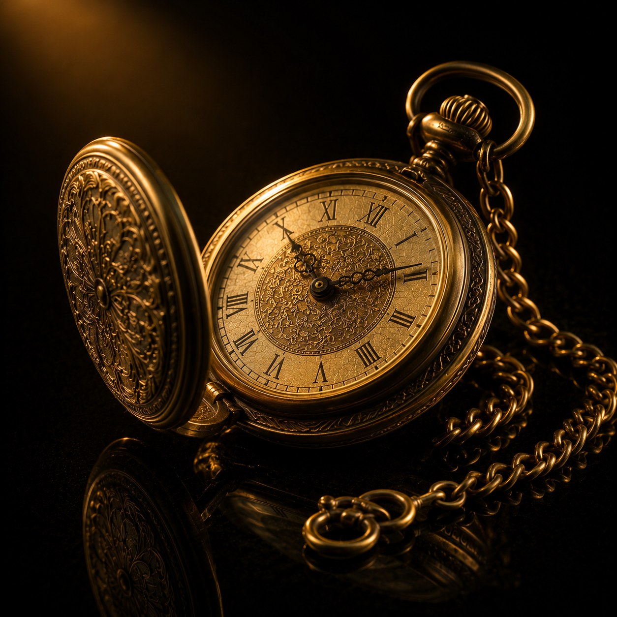 Vintage Brass Pocket Watch — Antique Collectible Timepiece | Elysium Hobbies