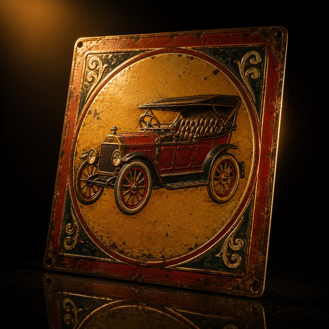 Vintage Decorative Tin Sign — Antique Wall Collectible Home Décor | Elysium Hobbies